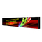OEM रियर विंडो RGB P4 बस एलईडी स्क्रीन डिस्प्ले पैनल 120w