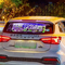 ओडीएम पी 2.7 पारदर्शी एसएमडी कार रीयर विंडो एलईडी डिस्प्ले विज्ञापन स्क्रीन 936 * 250 मिमी